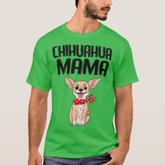 Dog Chihuahua Teacup Welpe Mama Niedlich Cudly Nov T-Shirt