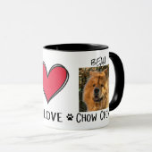Dog Chow wählt Tasse (VorderseiteRechts)