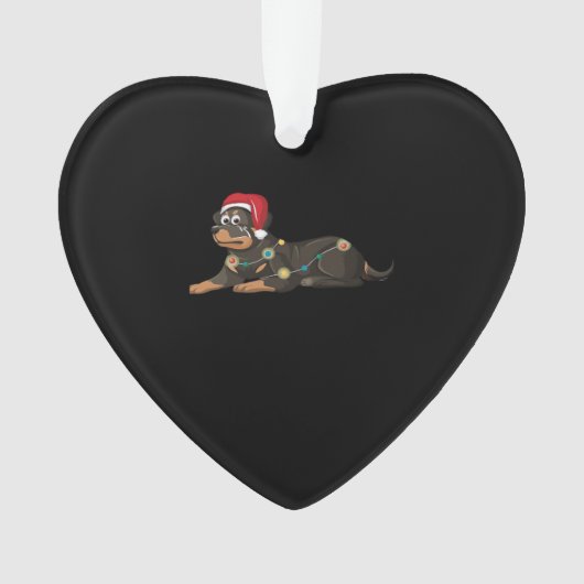 Dog Christmas Classic T-Shirt_1 Ornament (Vorderseite)