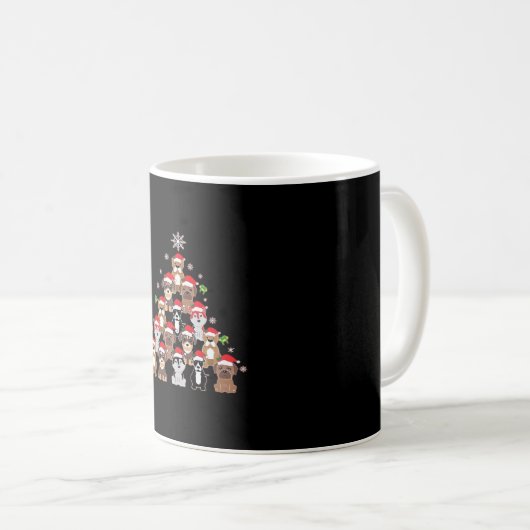 Dog Christmas Classic T-Shirt Kaffeetasse (VorderseiteRechts)
