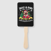 Dog Christmas - Just a Girl who Loves Dog and Chri Fächer (Vorderseite)