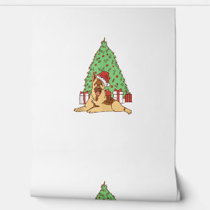 Dog Christmas Tree - Funny Christmas Tapete