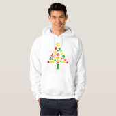 Dog Christmas Tree Hoodie (Vorne ganz)