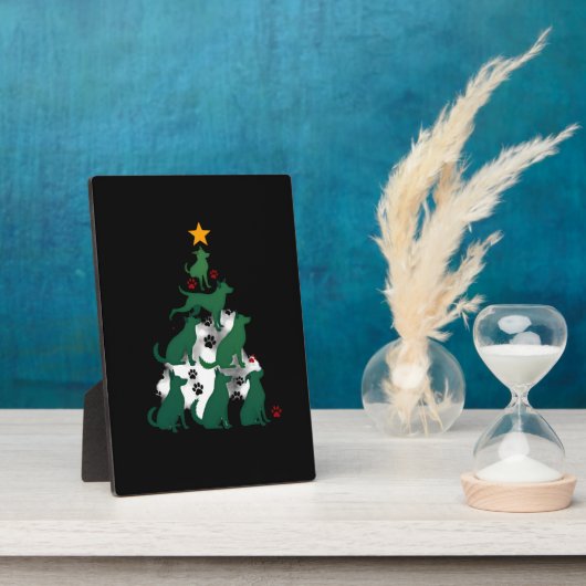 Dog Christmas Tree Shirt - Dog Christmas (2) Fotoplatte (Seite)