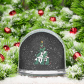 Dog Christmas Tree Shirt - Dog Christmas (2) Schneekugeln (Weihnachten)