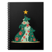 Dog Christmas Tree Shirt - Dog Christmas (3) Notizblock (Vorderseite)