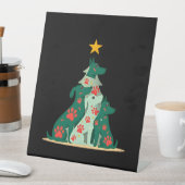 Dog Christmas Tree Shirt - Dog Christmas (3) Sockelschild (In Situ)