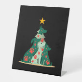Dog Christmas Tree Shirt - Dog Christmas (3) Sockelschild (Vorderseite)