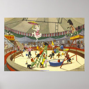 DOG CIRCUS - POSTERS & CANVAS DRUCKEN - AUSBILDUNG POSTER