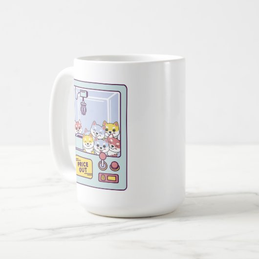 DOG CLAW MACHINE KAFFEETASSE (Vorderseite Links)