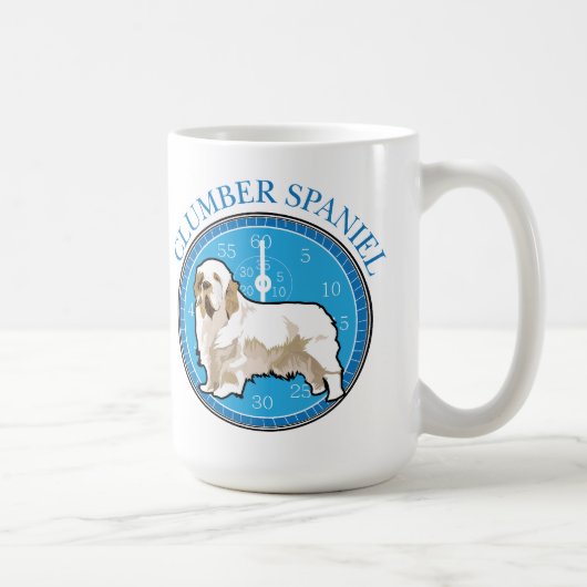 Dog Clumber Spaniel Kaffeetasse (Rechts)