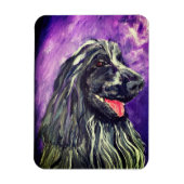 Dog Cocker Spanel Blue Roan bemalt Magnet (Vertikal)