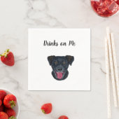 Dog Cocktail Napkins Serviette (Beispiel)