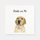 Dog Cocktail Napkins Serviette (Vorderseite)