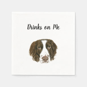 Dog Cocktail Napkins Serviette