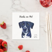 Dog Cocktail Napkins Serviette (Beispiel)