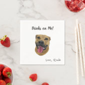 Dog Cocktail Napkins Serviette (Beispiel)