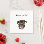 Dog Cocktail Napkins Serviette (Beispiel)