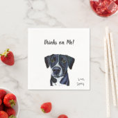 Dog Cocktail Napkins Serviette (Beispiel)