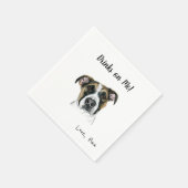 Dog Cocktail Napkins Serviette (Ecke)