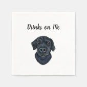 Dog Cocktail Napkins Serviette (Vorderseite)
