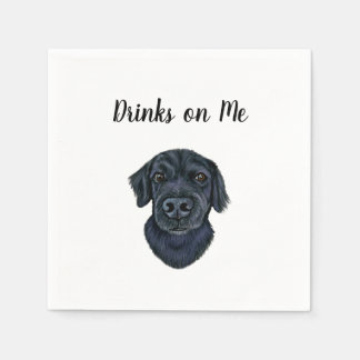 Dog Cocktail Napkins Serviette