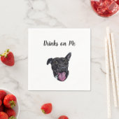 Dog Cocktail Napkins Serviette (Beispiel)