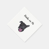Dog Cocktail Napkins Serviette (Ecke)