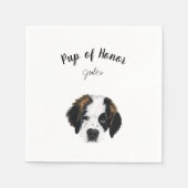 Dog Cocktail Napkins Serviette (Vorderseite)