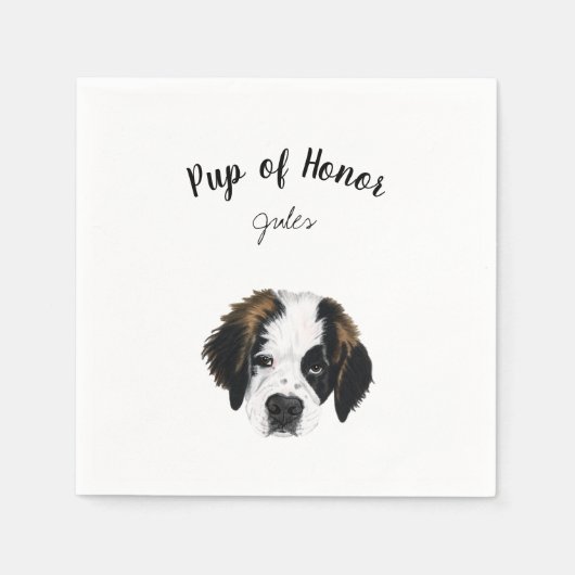 Dog Cocktail Napkins Serviette (Vorderseite)