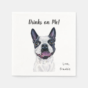 Dog Cocktail Napkins Serviette
