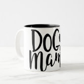 Dog-Coffee-Tasse Zweifarbige Tasse (Vorderseite Links)
