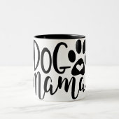 Dog-Coffee-Tasse Zweifarbige Tasse (Mittel)