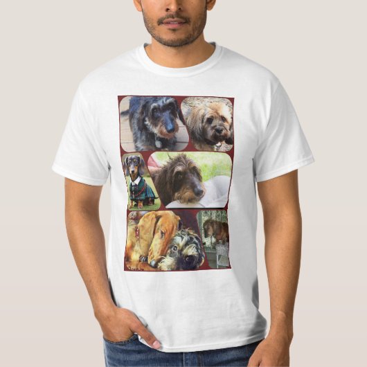Dog Collage T-Shirt (Vorderseite)