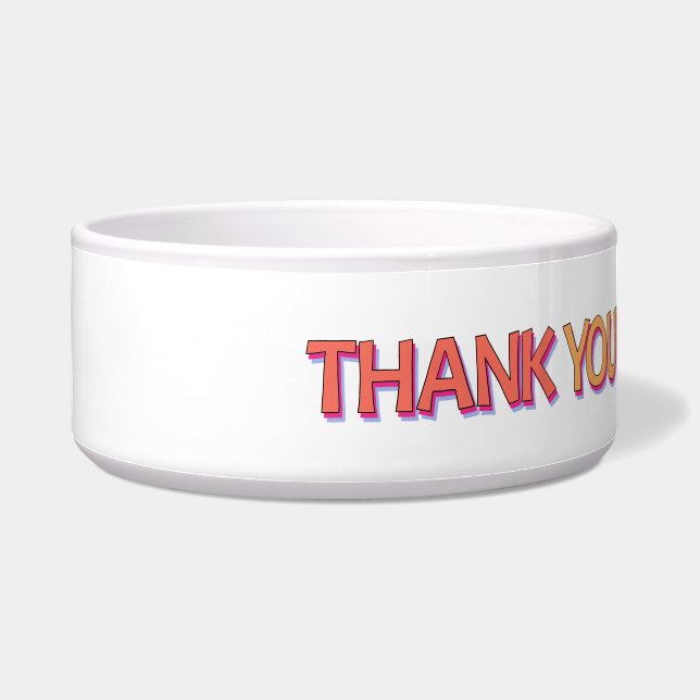Dog Collar THANK YOU FOR BEING A FRIEND! Napf (Links)