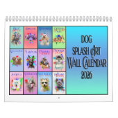 Dog Colourful Splash Art Wall Calendar 2026 Kalender (Titelbild)