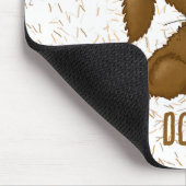 Dog Confetti Shedding Dog Mousepad (Ecke)