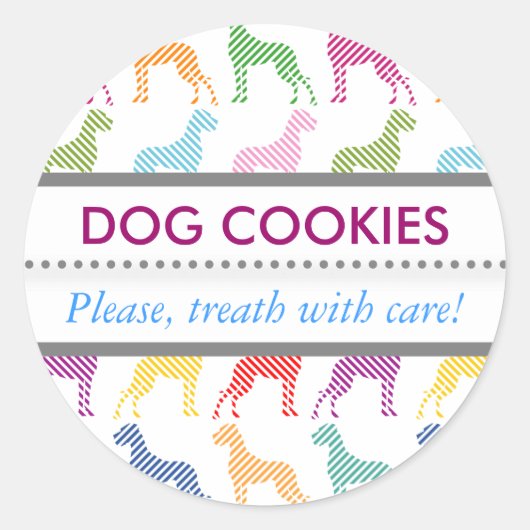 Dog Cookie Sticker (Vorderseite)