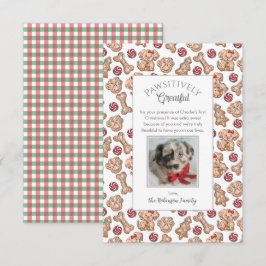 Dog Cookies Welppy's First Christmas Dankeschön Ka Dankeskarte