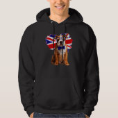 Dog Cool English Bulldog Hoodie (Vorderseite)