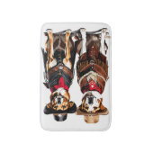 Dog Cowboys Badematte (Vorderseite Vertikal)