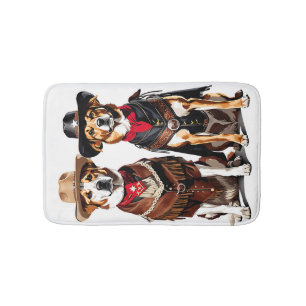 Dog Cowboys Badematte