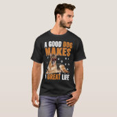 Dog Crazy Humor Plus Size Graphic T-Shirt (Vorne ganz)