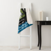 Dog Custom Foto Collage verblasste Grenzen Schwarz Sherpadecke (Beispiel)