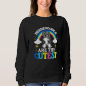 Dog Cute Bernedoodle Premium Sweatshirt (Vorderseite)