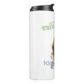 Dog Cuttest Trouble Maker Niedlich Adorable Funny Thermosbecher (Nach links gedreht)