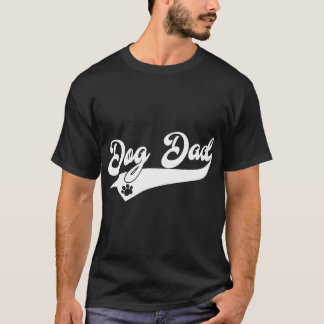 Dog Dad - Athletic Funny Dog Paw T-Shirt