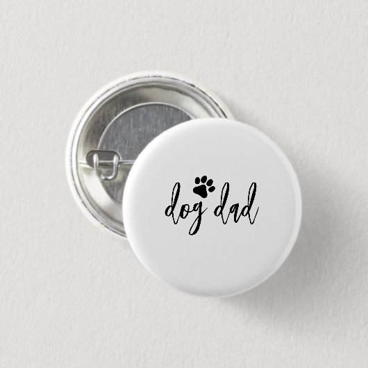 Dog dad button (Vorne & Hinten)
