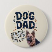 Dog Dad Button - Süßes Lustiges Benutzerdefinierte (Vorderseite)