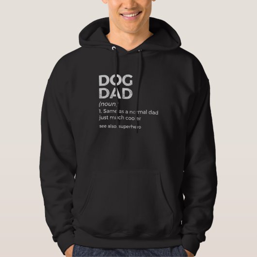 Dog Dad Definition Hoodie (Vorderseite)